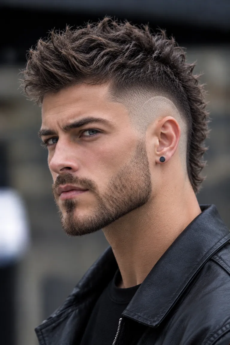 Burst Fade Mohawk